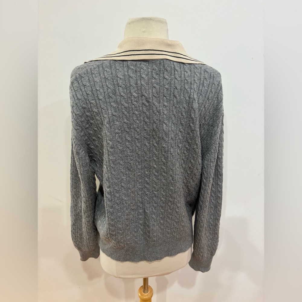 Sandro Collared Sweater, Size: US 8 - Picture 10 of 12